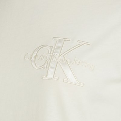 Tee-shirt à manches courtes femme Satin Applique CALVIN KLEIN