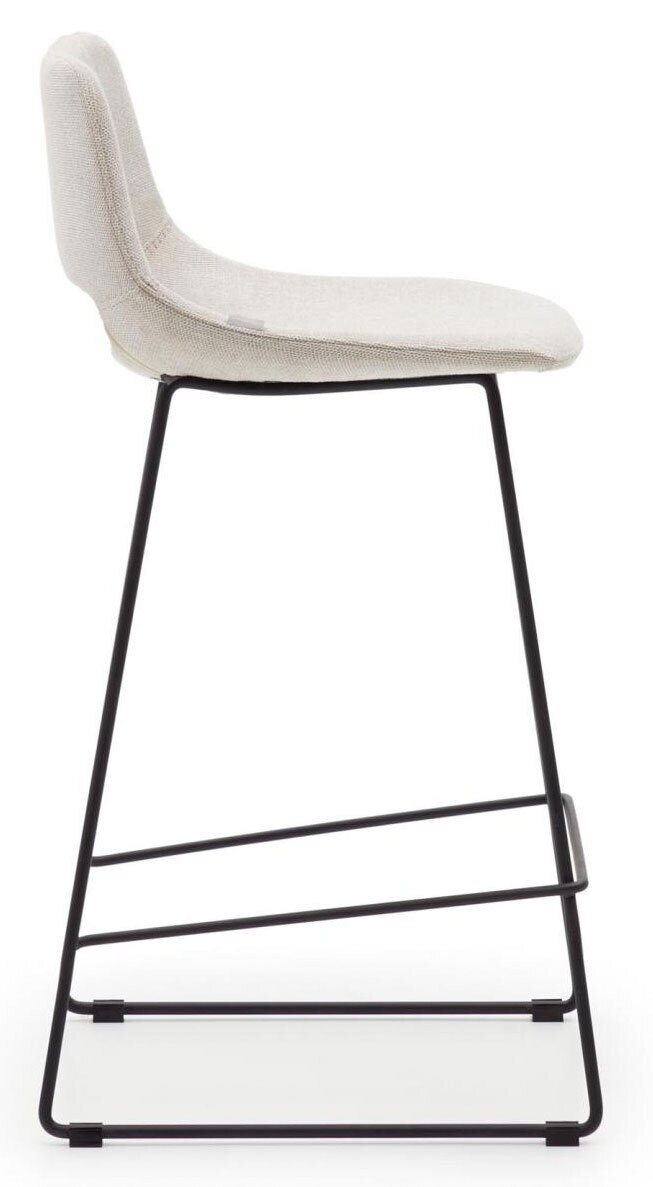 Kave Home Barstuhl ZIGGY 2er Set beige/ schwarz