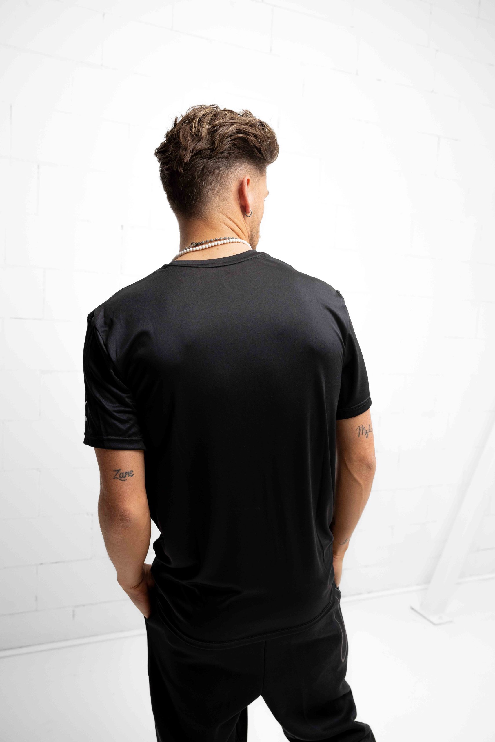 Nike Swim Bicoastal Hydroguard T-Shirt Heren Zwart