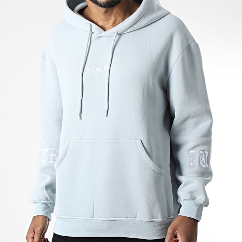 Sweat Capuche M23300VSW Bleu Clair