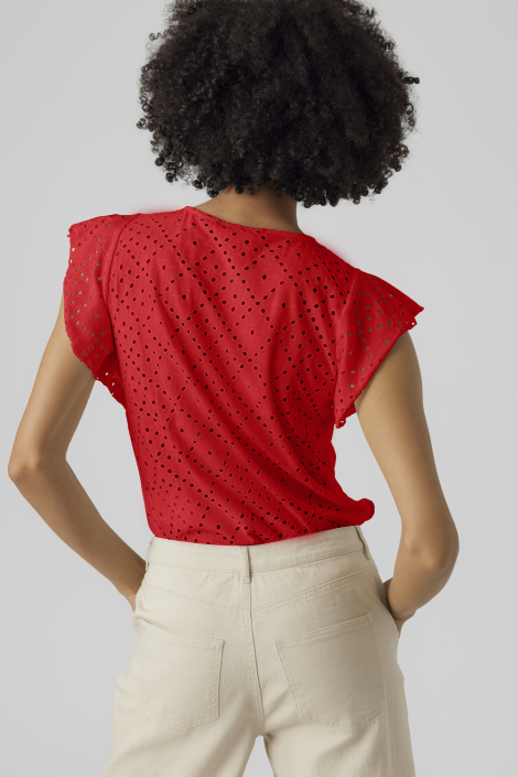 Vero Moda rode dames t-shirt
