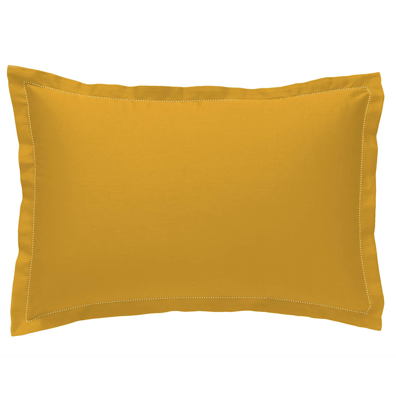 United by PDC Taie d'oreiller  100% Satin de Coton safran