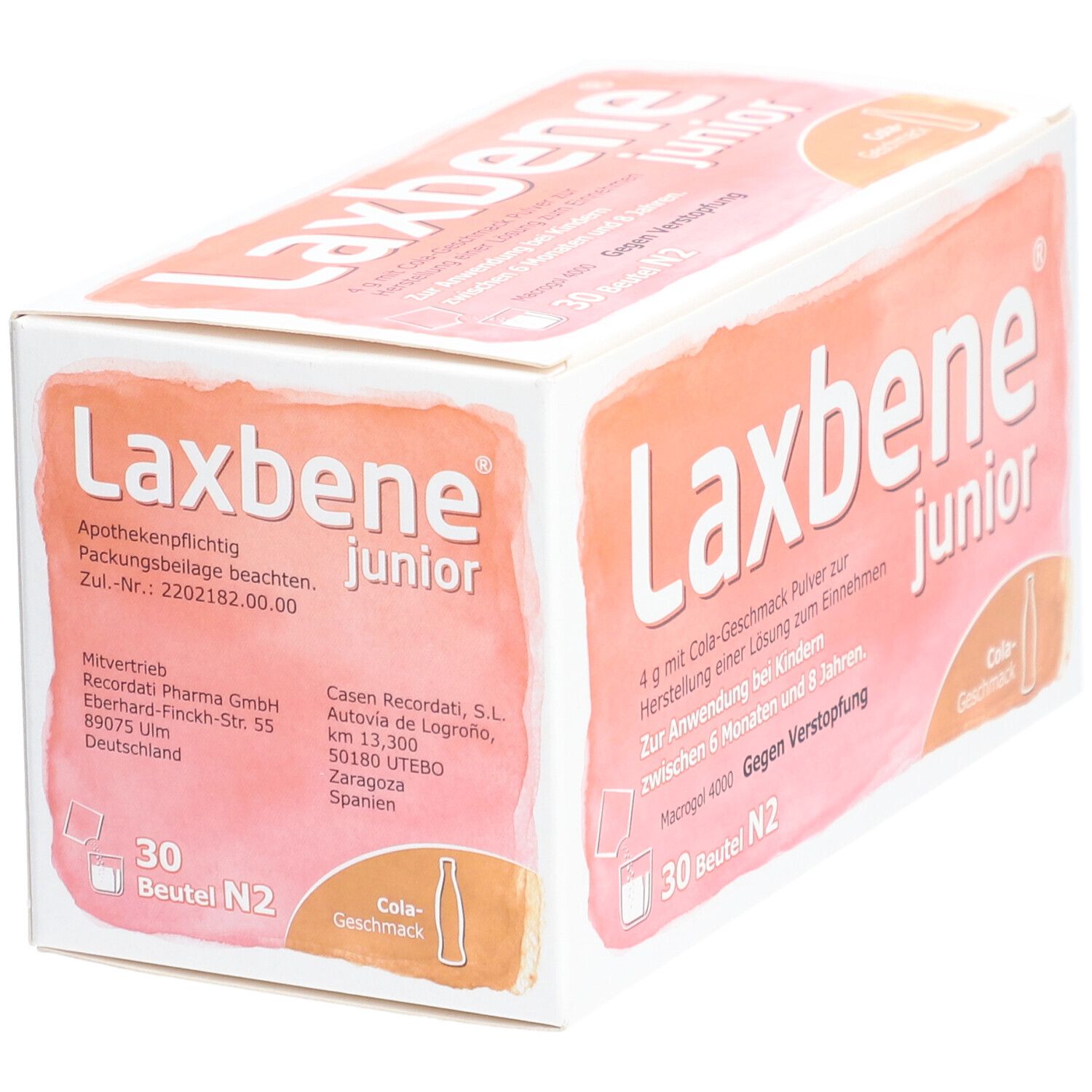 Laxbene® junior 4 g mit Cola-Geschmack Pulver