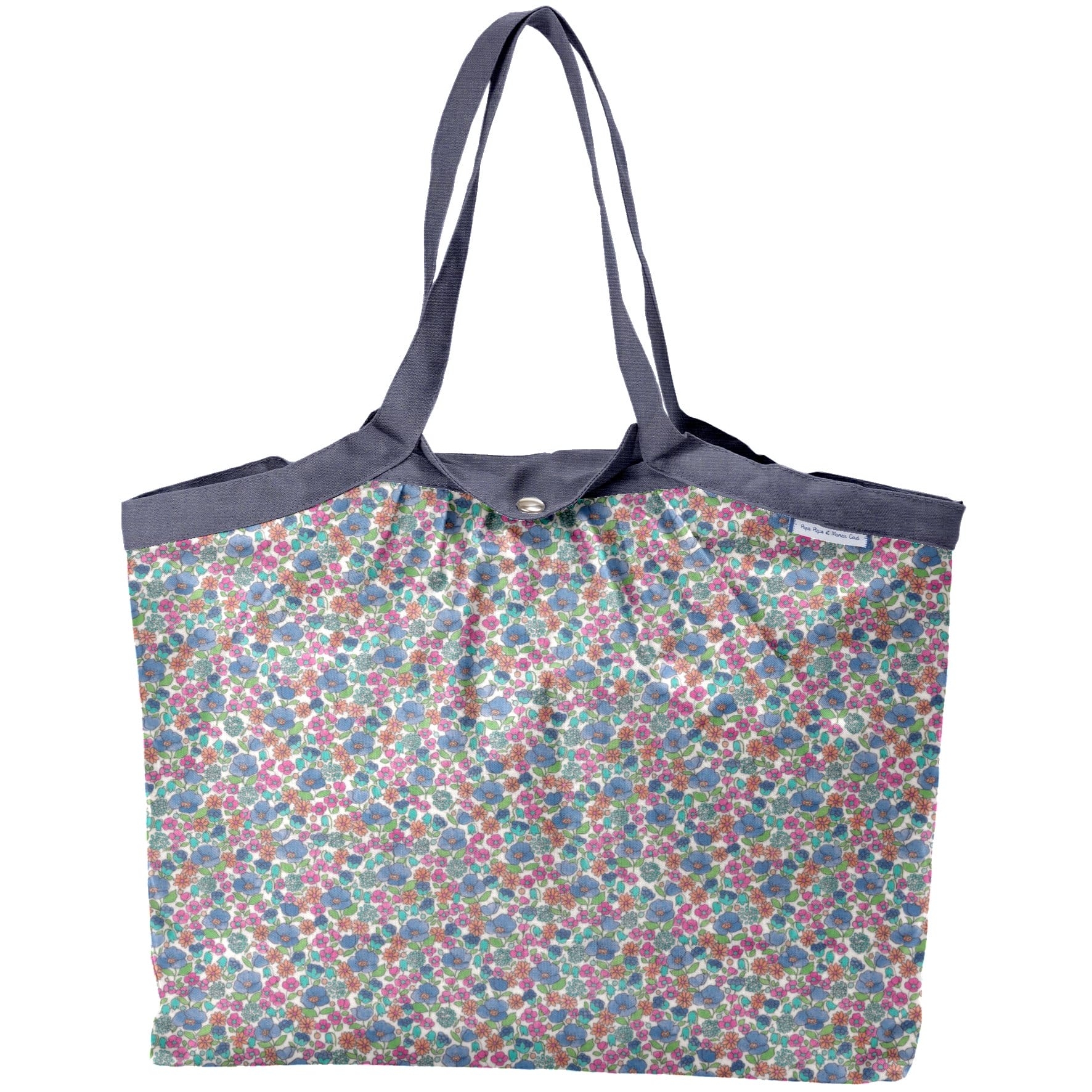 Sac Cabas Moyen Pastel Fleuri