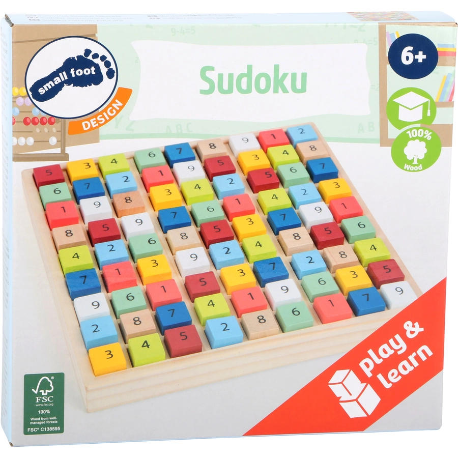 small foot® Buntes Sudoku Educate