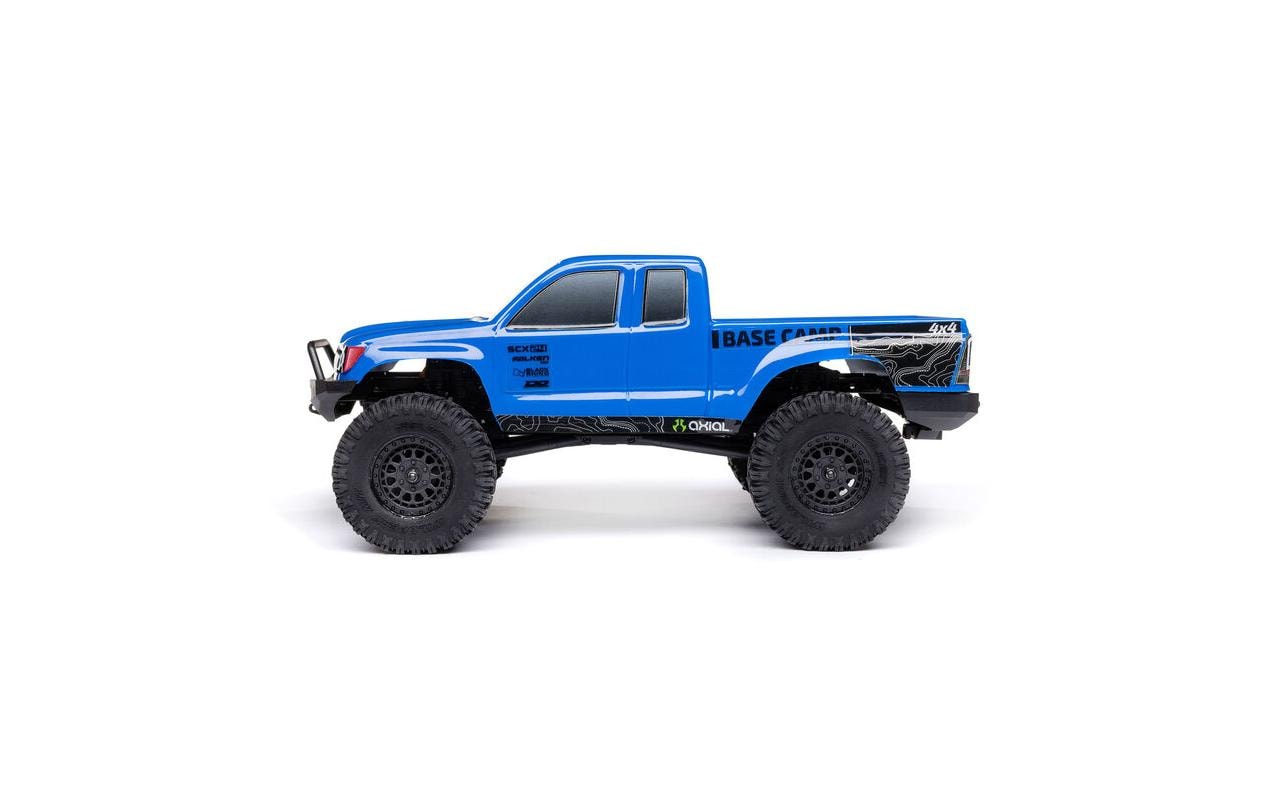 Rock Crawler SCX24 Base Camp 4WD, Blau RTR 1:24<br>Rock Crawler Brushed RTR mit Akku & Ladegerät