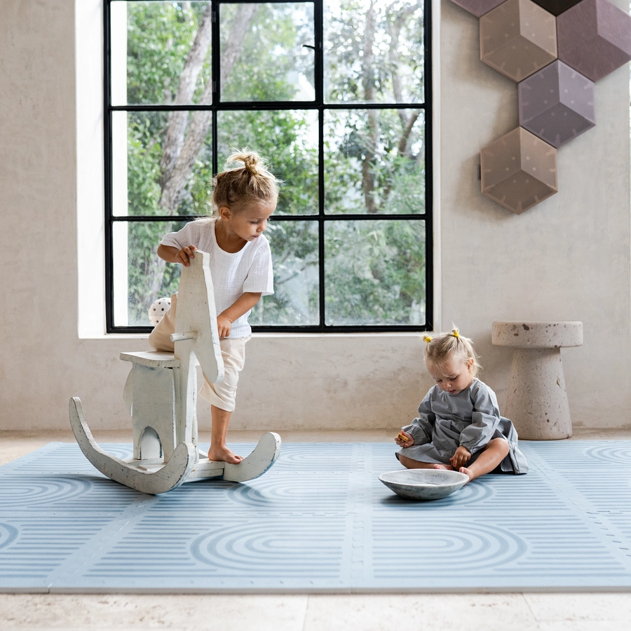 toddlekind Prettier Puzzle Spielmatte Linear Mineral 120 x 180 cm