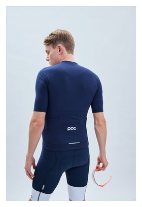 Maillot Manches Courtes Poc Raceday Turmaline Bleu Marine