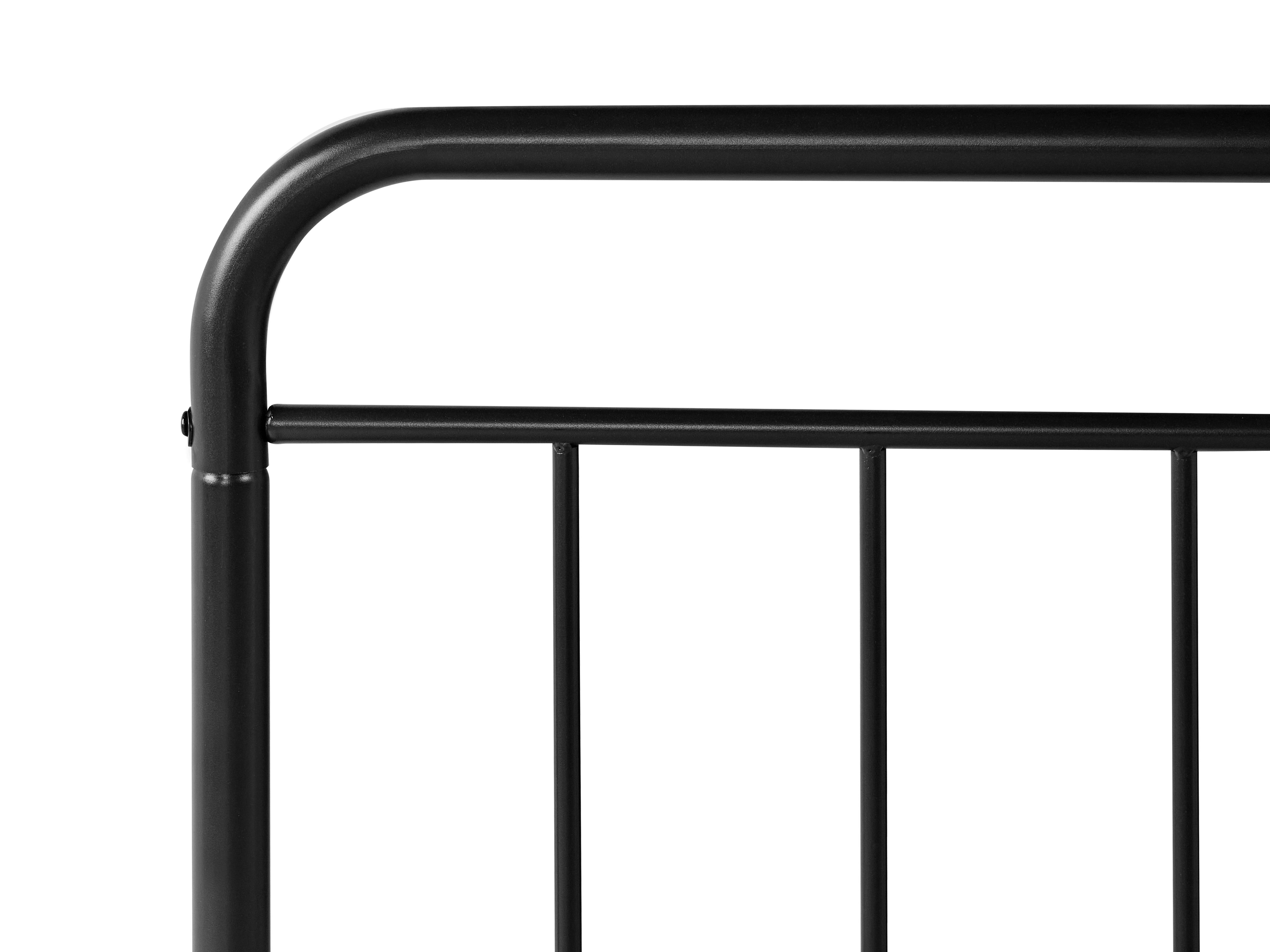 Uitschuifbaar kinderbed Metaal ANAIS 90 x 200 cm Zwart