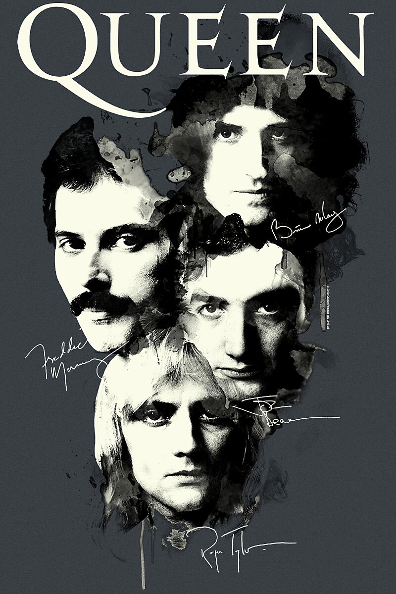 Amplified Collection - Autographs | Queen T-Shirt Manches courtes