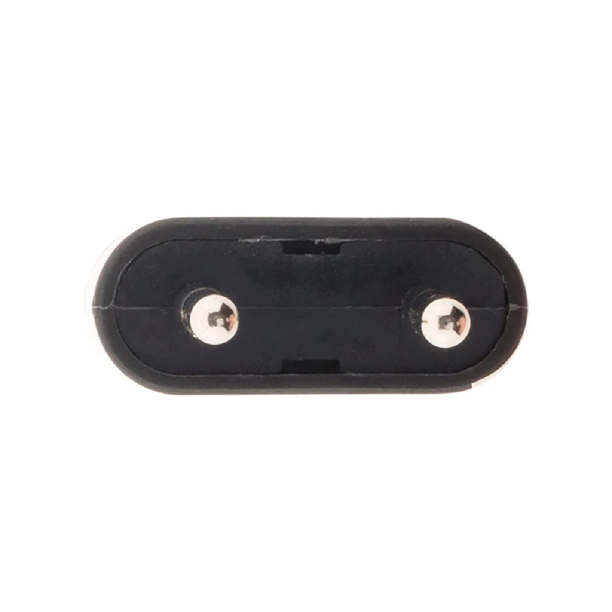 Zenitech Fiche mâle 2P 6A - Noir