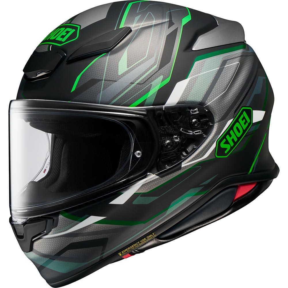 Shoei - Casque NXR2 Capriccio TC-4 / Noir / Gris / Vert