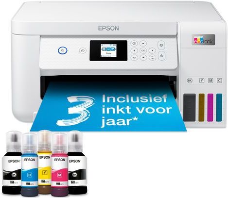 Epson - EcoTank ET-2856 - All-In-One Printer - A4 - Inclusief tot 3 jaar inkt