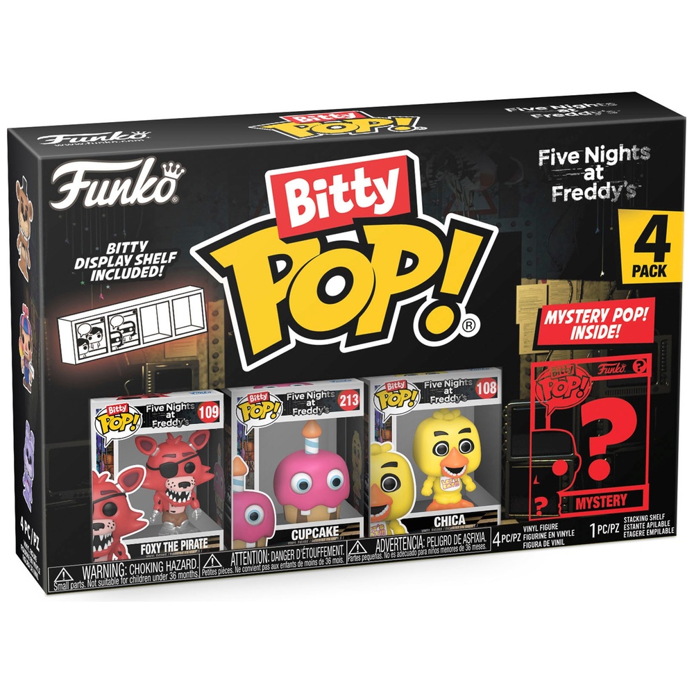 POP! Vinyl: Bitty Pop Five Nights at Freddy's Foxy 4er-Pack