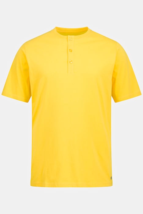 Henley, Basic, Knopfleiste, Halbarm