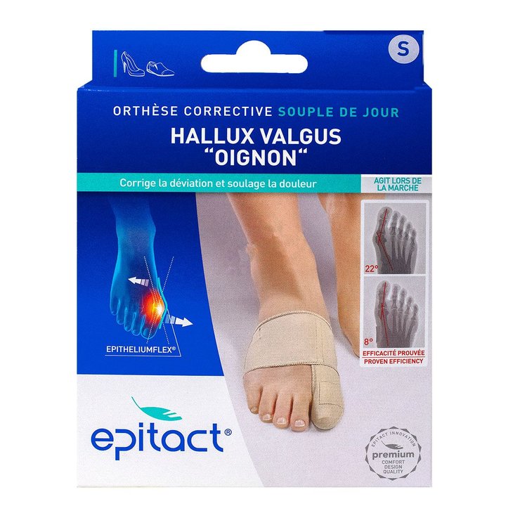Hallux Valgus (oignon pied) orthèse corrective jour Small
