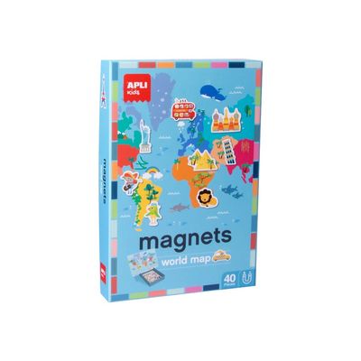 Apli Kids - Jeu magnétique Cartes du monde