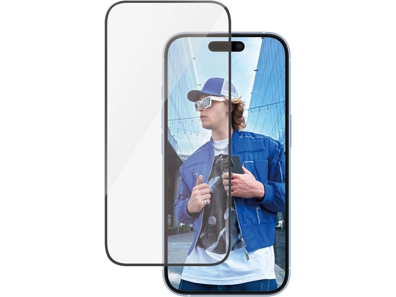 Panzerglass Displayschutz Ultra Wide Fit iPhone 15/16 Display-Schutzfolie für das Apple iPhone 15/iPhone 16