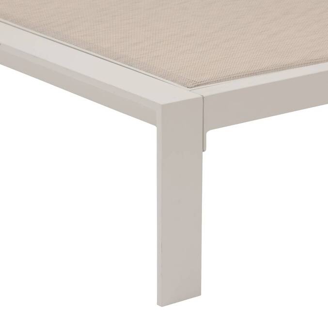 Lit de piscine double ÉVASION Argile & Beige