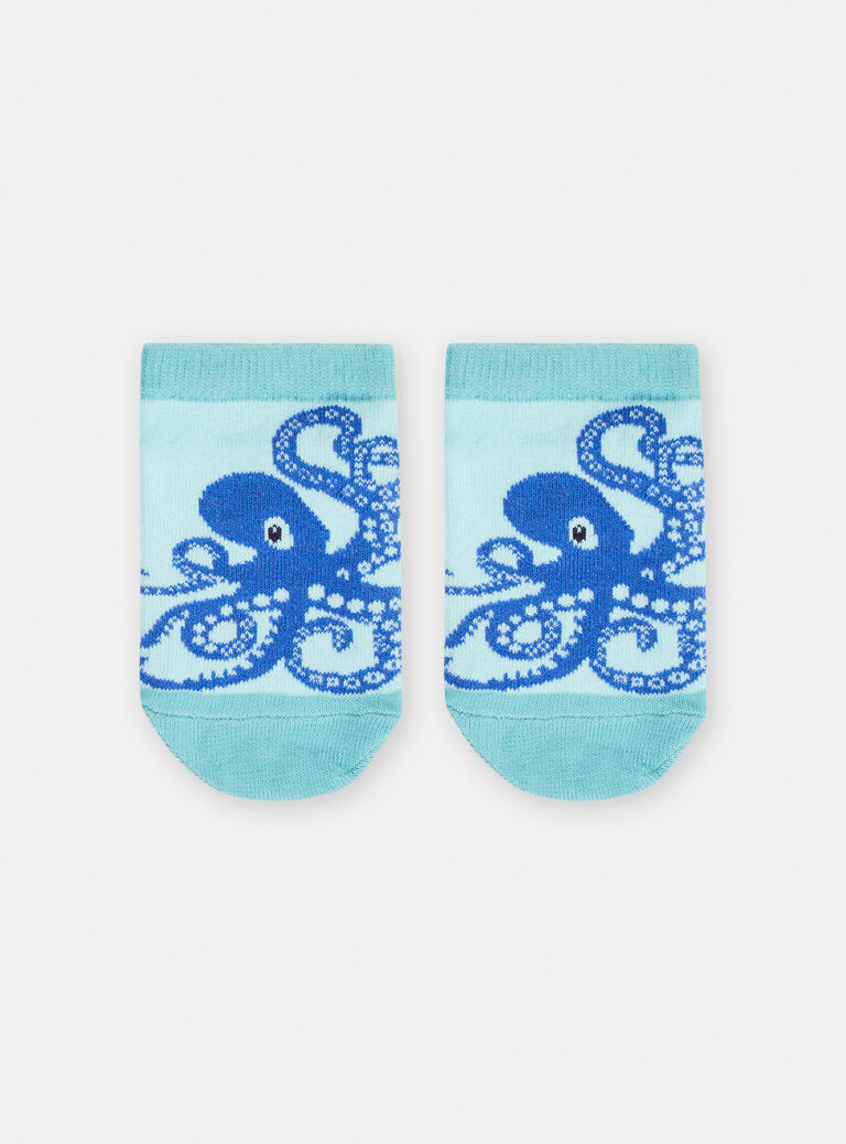 Socquettes motif pieuvre pour garçon