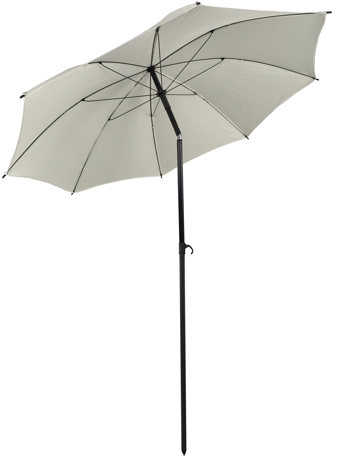 Strand-Sonnenschirm - beige - Ø 195 cm