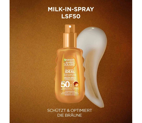 Ambre Solaire Ideal Bronze Milk SPF50