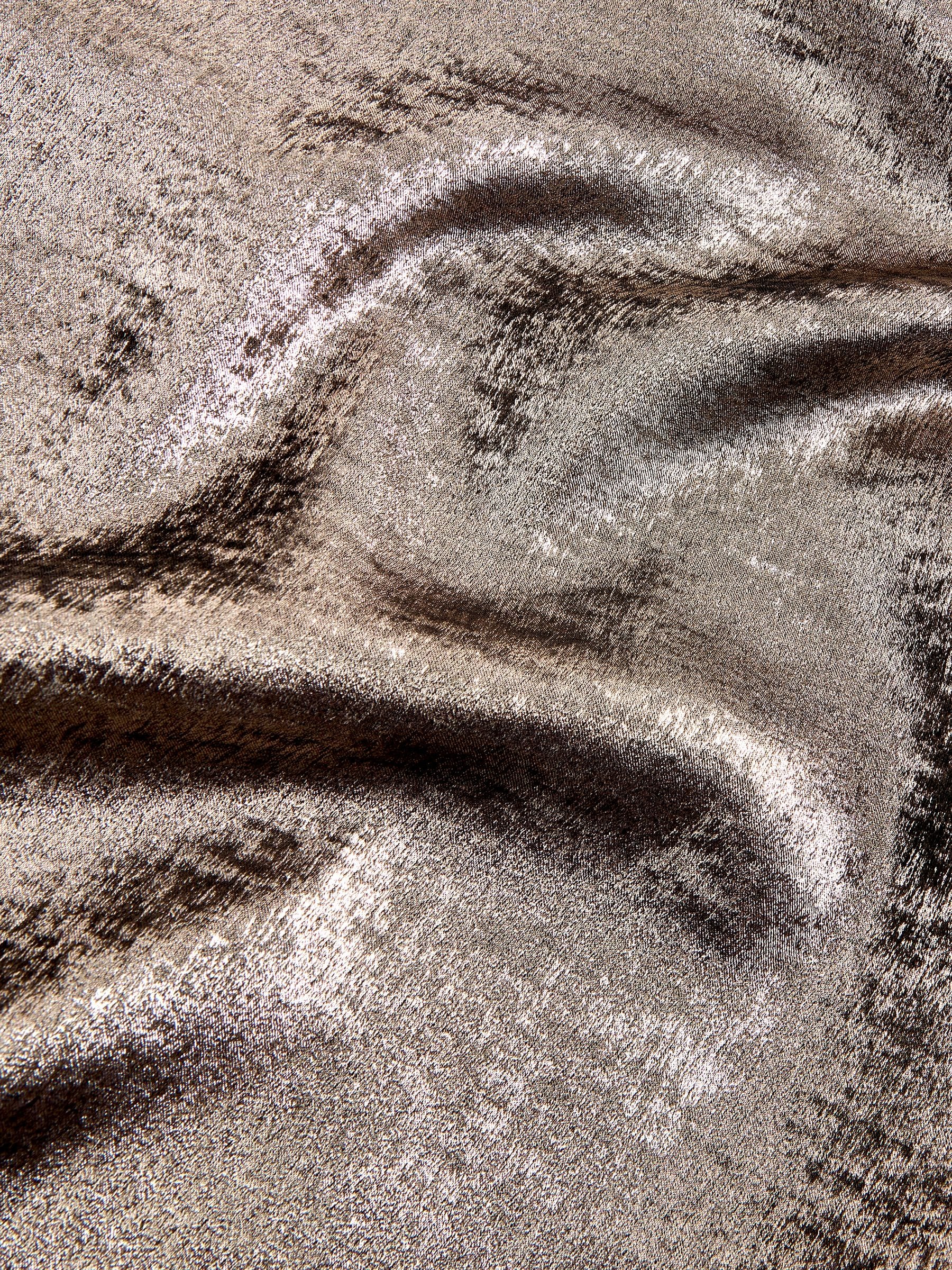 Champagne-goud - Metallic Broek met zeer wijde pijpen