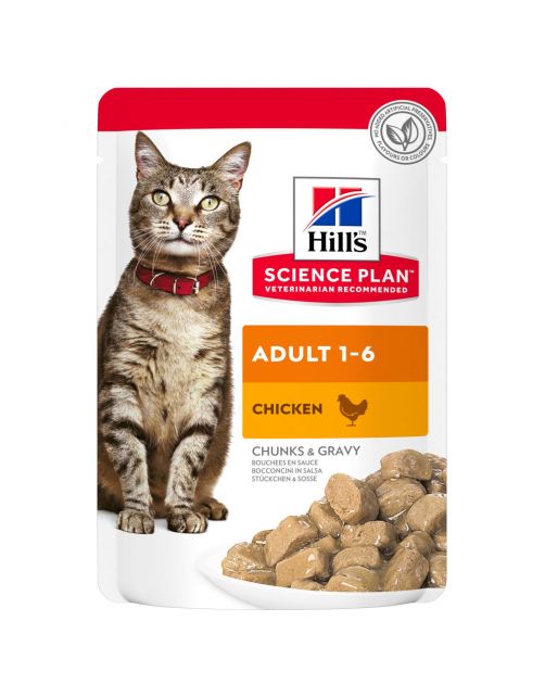 Hill's Feline Maaltijdzakjes Adult 85 g - Kattenvoer