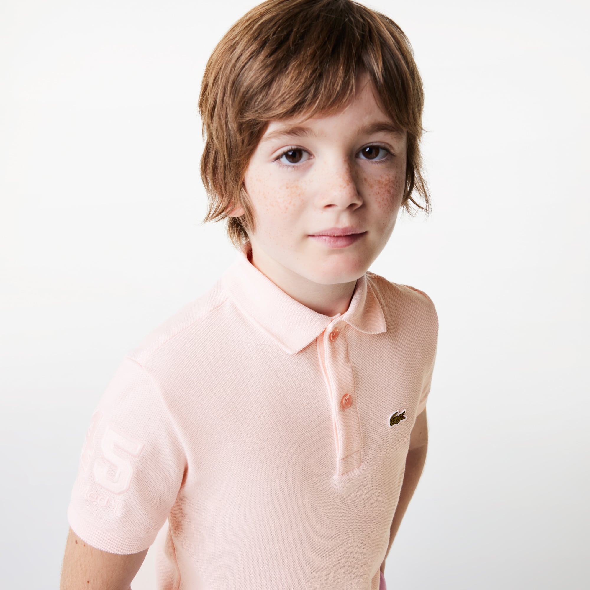 Lacoste Club Med Polo classic fit Garçon Polos - Rose - Lacoste - Garçon