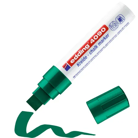 edding 4090 Kreidemarker, 4-15mm, grün