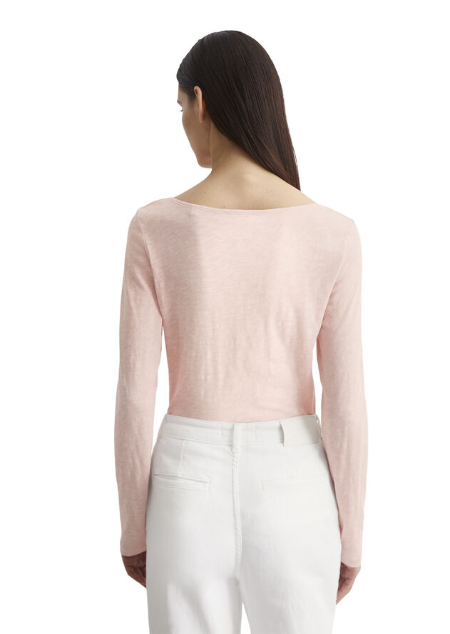 Marc O’Polo T-shirt, long sleeve, boat neck Dusty rose