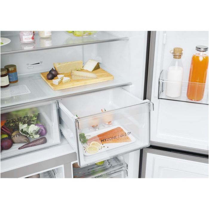 Haier Side-by-Side Multi Door CUBE 90 SERIE 5 HCR5919EHMP Platinum Inox - Interner Wassertank