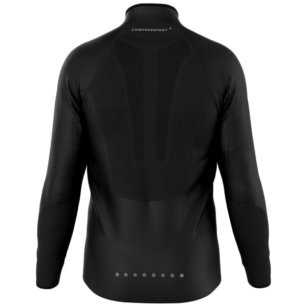 Veste trail COMPRESSPORT HURRICANE WINDPROOF JACKET M BLACK