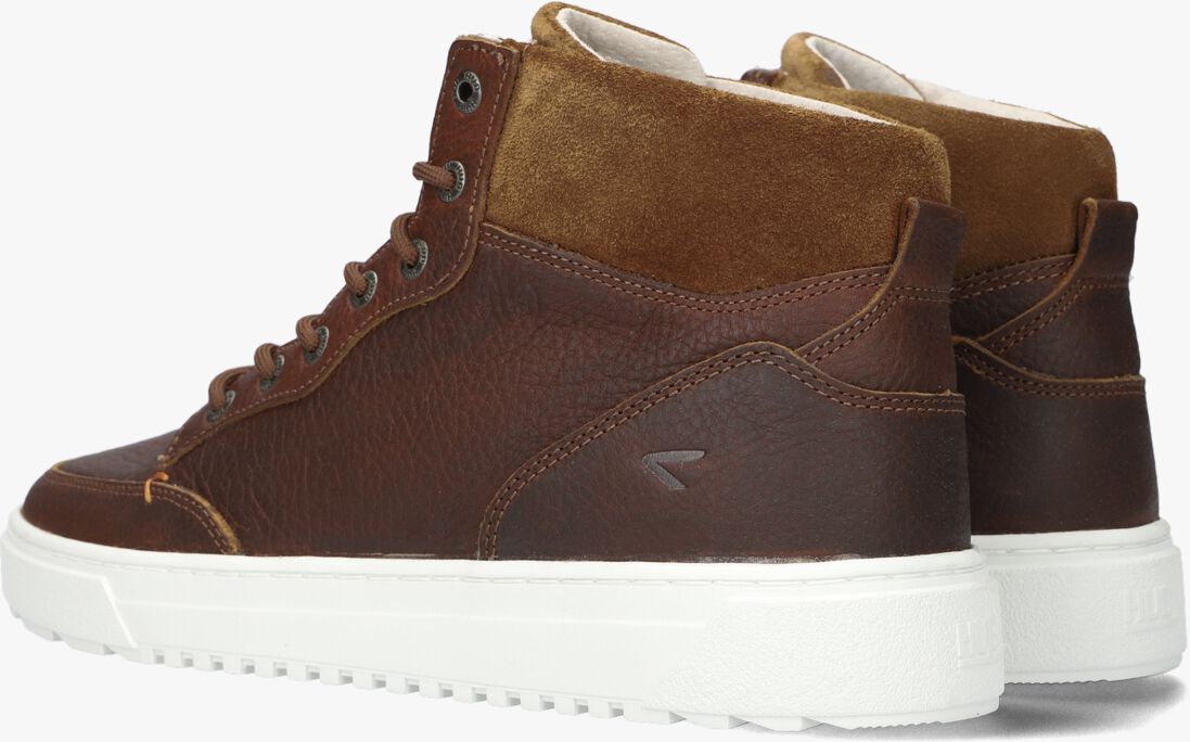 HUB cognac hub hoge sneaker dundee