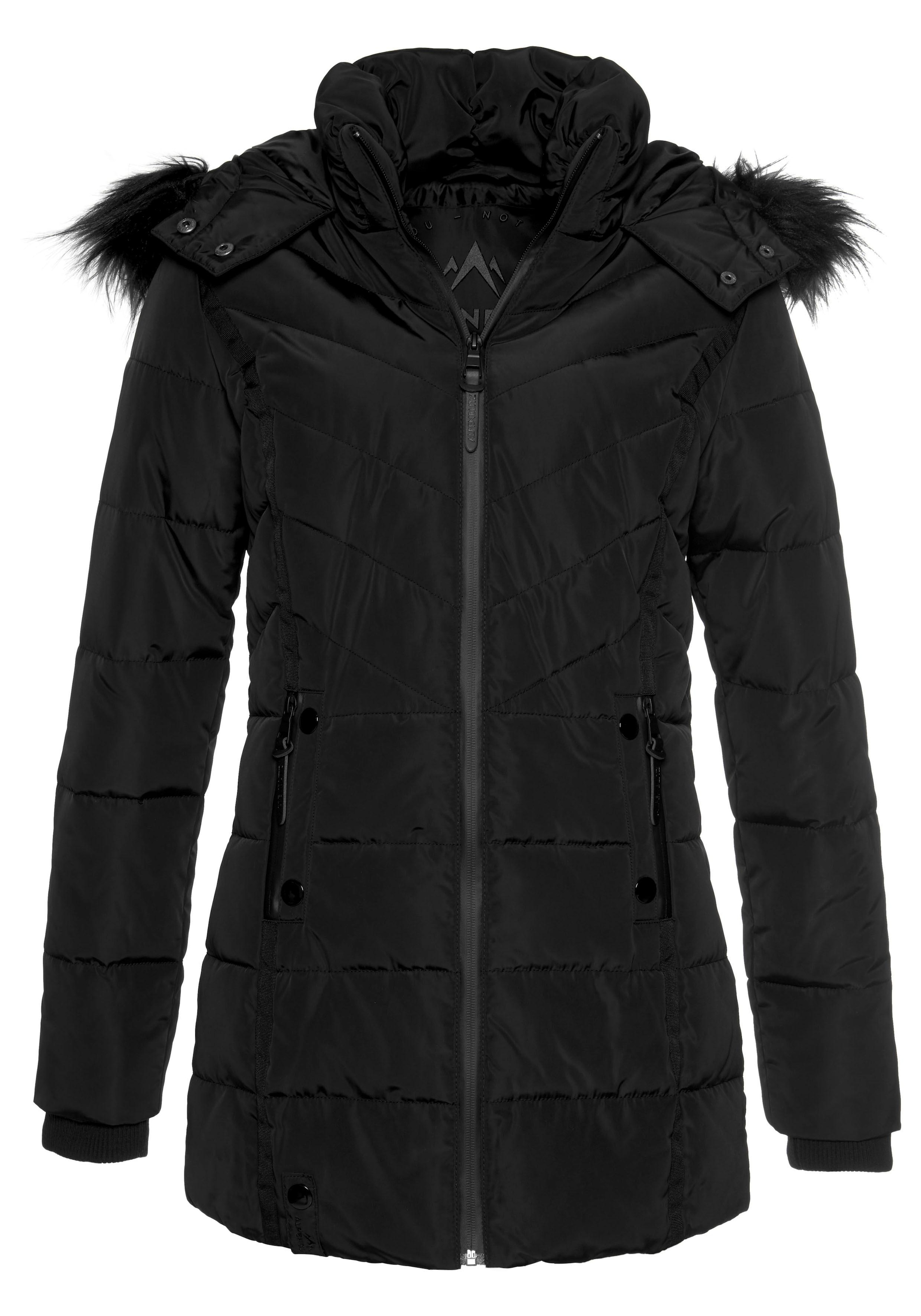 ALPENBLITZ Winterjacke »Pistenglück« mit Kapuze leichtes Webmaterial,  sportlicher Stil,  figurumspielender Schnitt