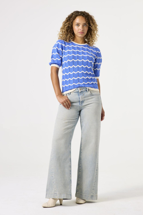 Garcia blauwe dames trui