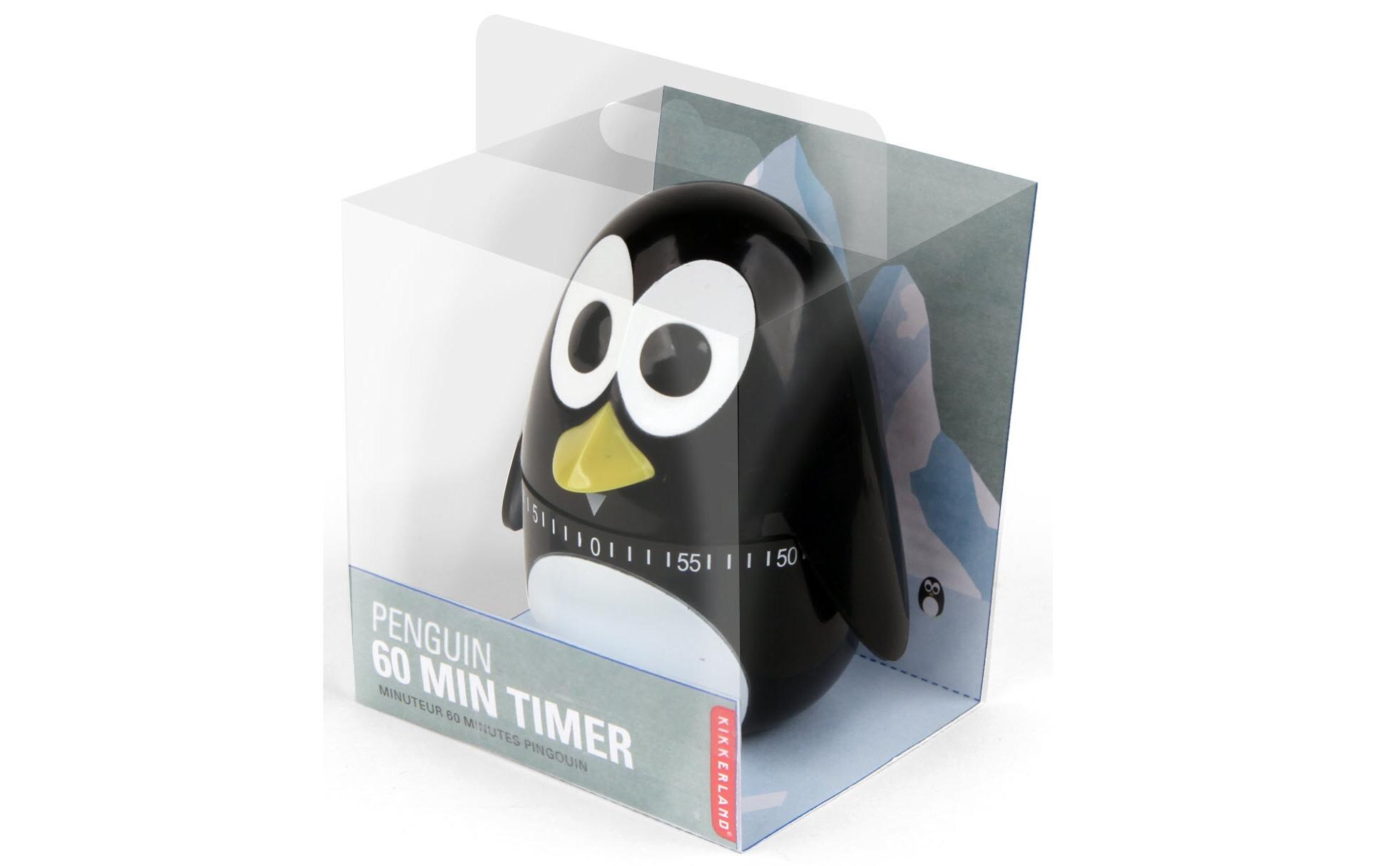 Küchentimer Pinguin SchwarzTimer im Pinguin Design
