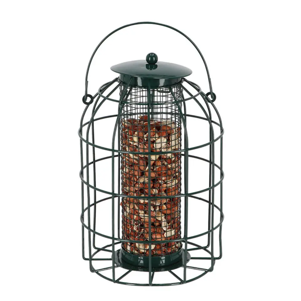 Best for Birds Selectieve notensilo Mees - staal - 16 x 24 cm