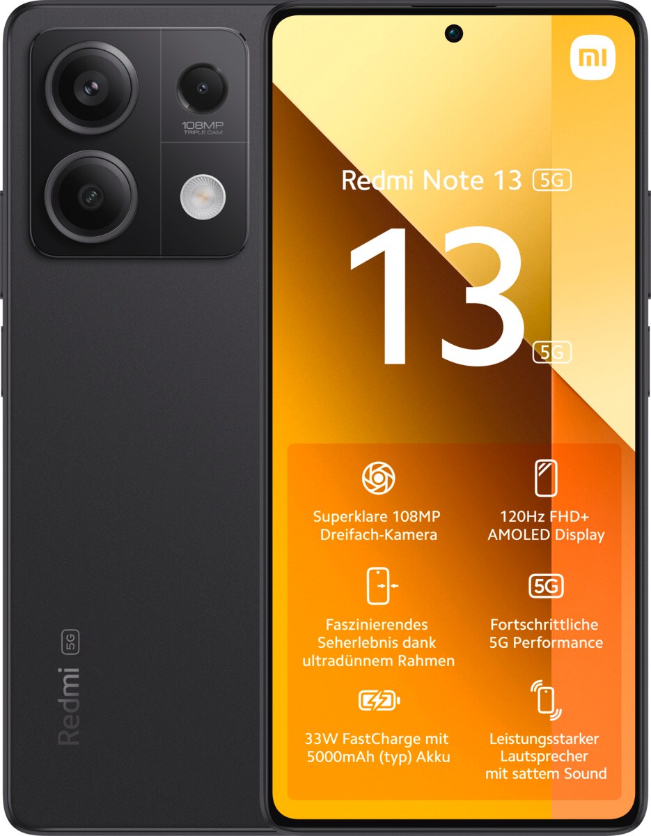 Xiaomi Redmi Note 13 5G 8GB+256GB graphite black