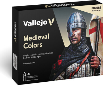 Vallejo - Model Color Maling Sæt - Medieval - 16X17 ML
