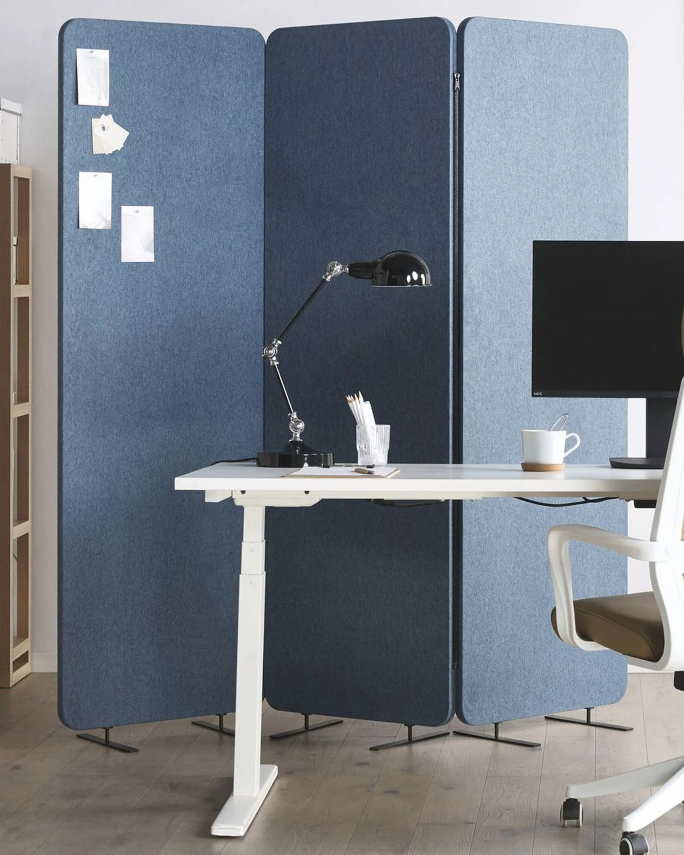 Scheidingswand voor kantoor STANDI Blauw