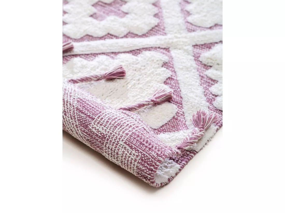 Tapis lavables pour enfants Matheo Mauve 160x230 cm