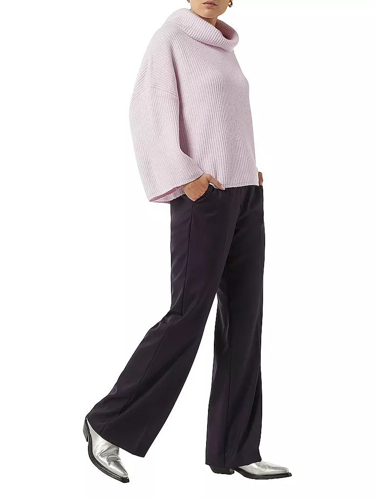 COMMA Rollkragenpullover  lila