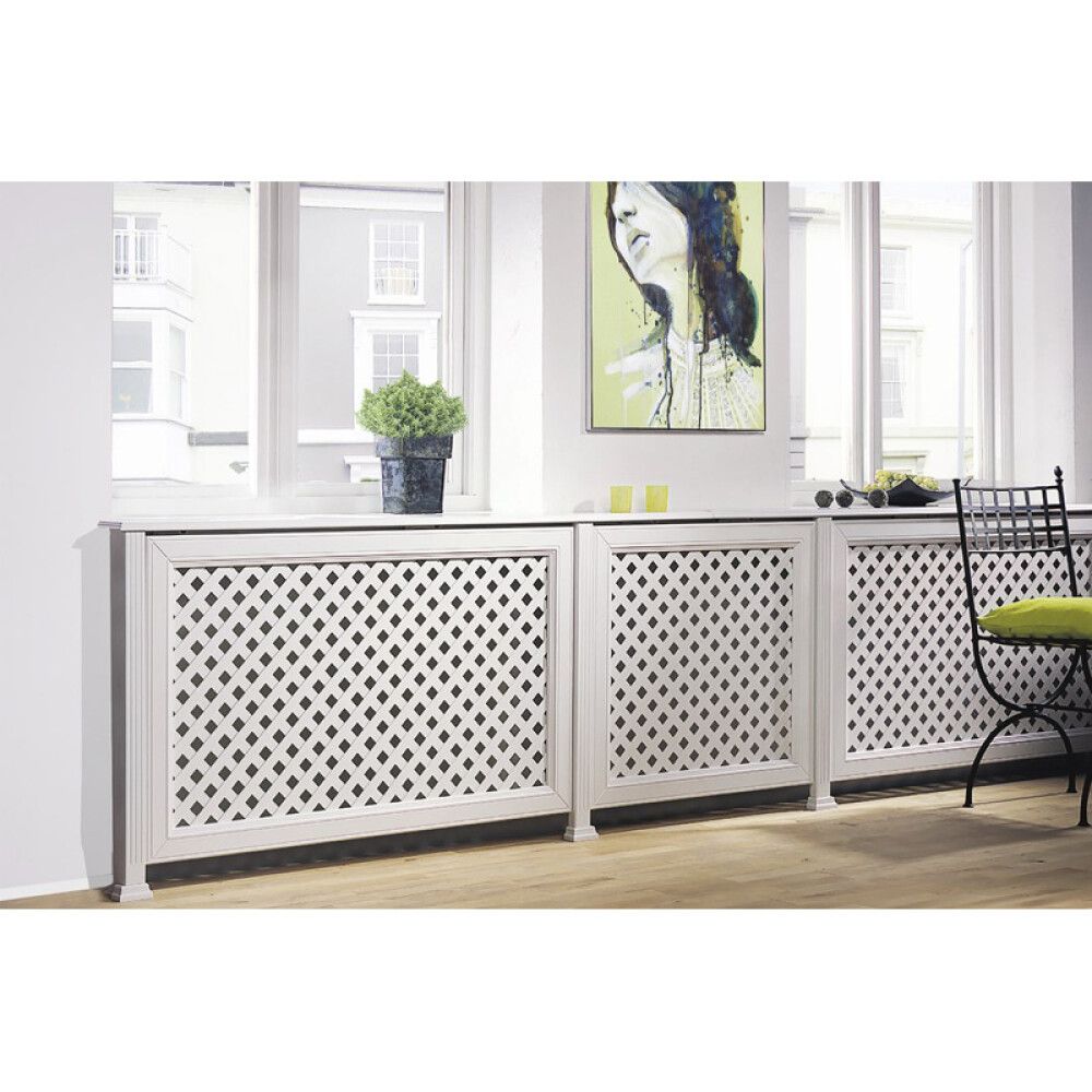 RADIATORSKJULER LUNDBERGS KLARA HVIT 1460X700MM