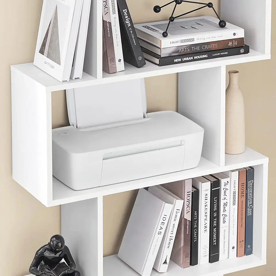 CALICOSY - Boekenkast - Wit - 190,5x70x24 cm