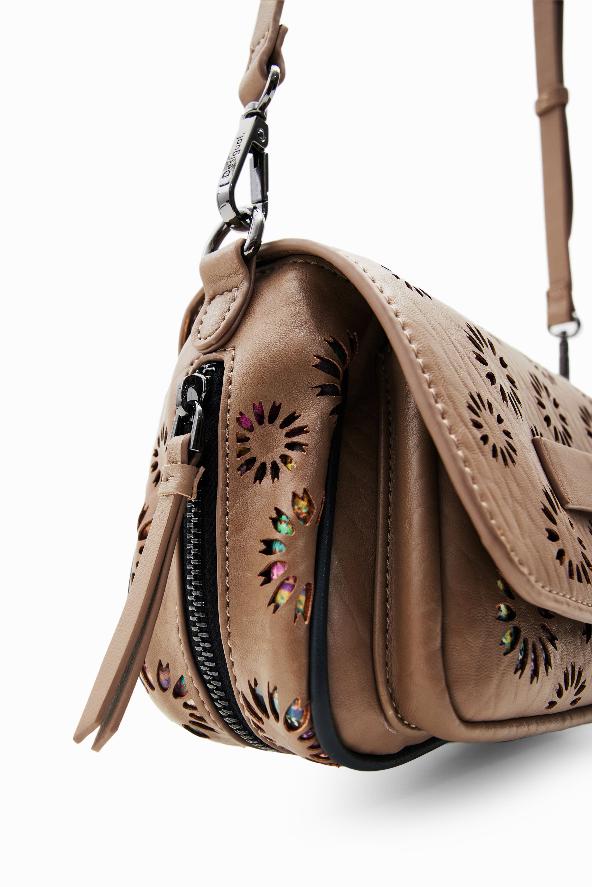 Sac à bandoulière moyen estampé