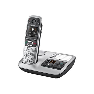 Gigaset E560A - téléphone sans fil - avec répondeur - argent