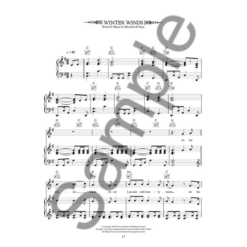 Wise Publications - Mumford & Sons: Sigh No More (PVG)