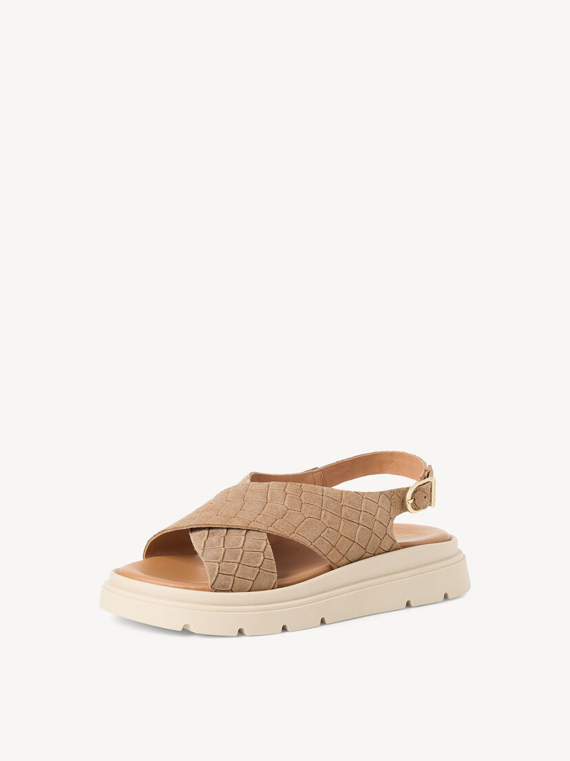 Leren Sandaaltje - bruin