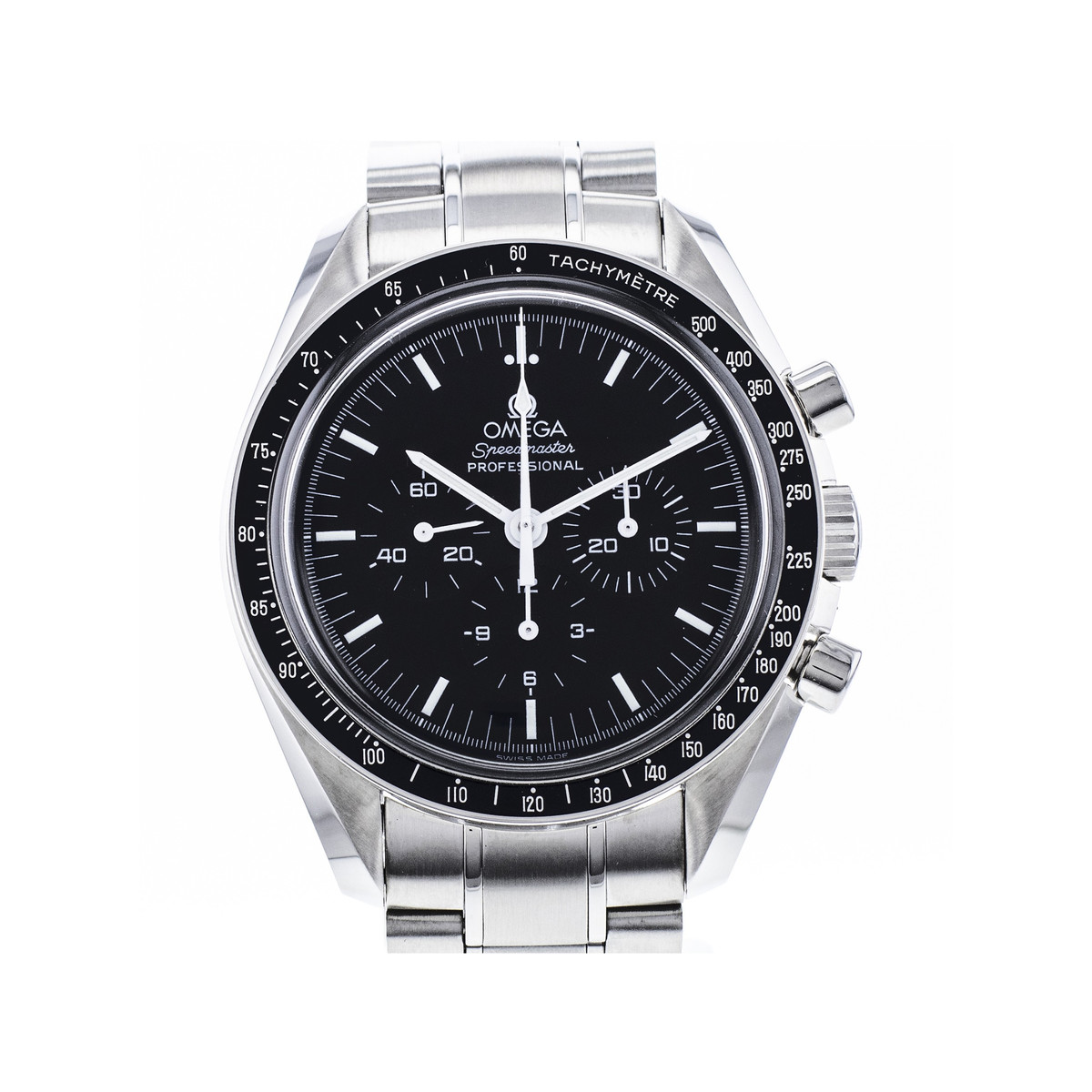 Montre d'occasion Speedmaster homme chronographe acier
